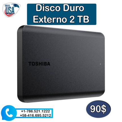 Disco duro externo portátil (2 TB)