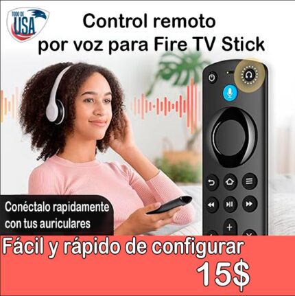 Control remoto por voz para TV Stick