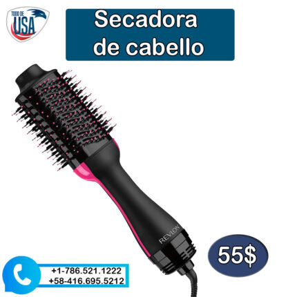 REVLON One-Step 1.0 Enhanced - Secadora, voluminizador de cabello y cepillo de aire caliente, con motor mejorado
